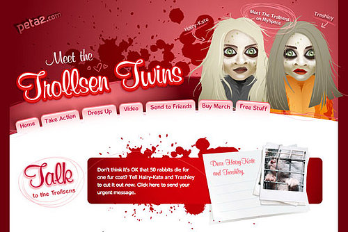 Fab Flash: Has PETA Gone Too Far With The "Trollsen Twins?" 