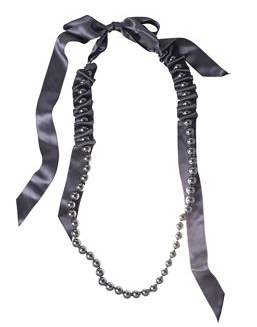 The Look For Less: Lanvin Pearl & Satin Necklace 