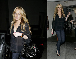 Lohan Walks Her Puppies!