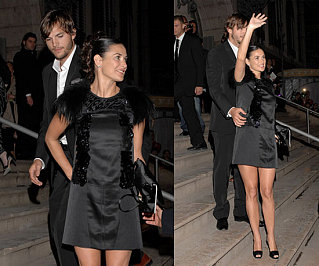 Demi and Ashton Party with Prada