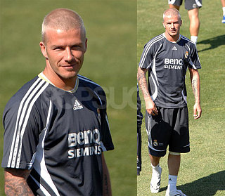 Beckham Loses his Locks