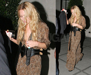 Mary-Kate Goes Wild at Kate Moss' Party