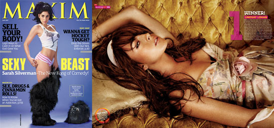 Lindsay is #1! Lindsay is Maxim Hot 100's #1!