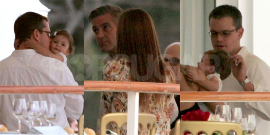 Damon, Clooney, and Isabella - Oh My!