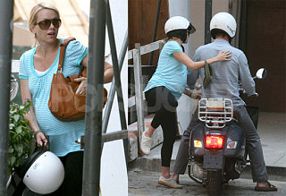 Naomi & Liev Take Coming Soon Baby For a Ride