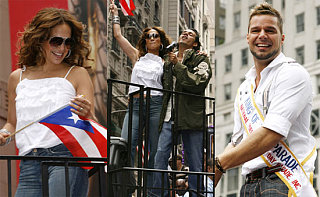 J-Lo, Marc & Ricky Ride the Floats for PR Day Parade