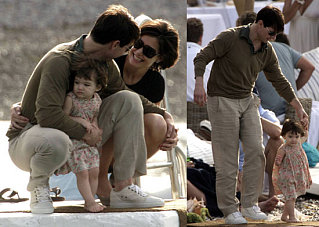 Suri Can Fly!!! With Help from Daddy Tom, Of Course