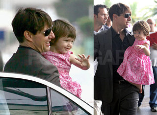 Suri and Tom Say Bye-Bye South of France