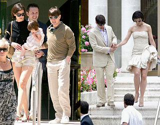 Tom and Katie Continue to Coordinate in Cannes