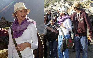 Cameron's Fashion Choices Get Her In Trouble In Peru      