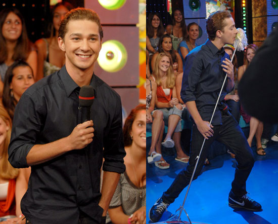 Shia Puckers Up On TRL