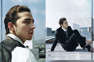Shia Gets Serious In Nylon
