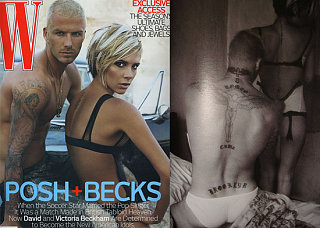The Beckhams Do W: How Hot? Sooo Hot