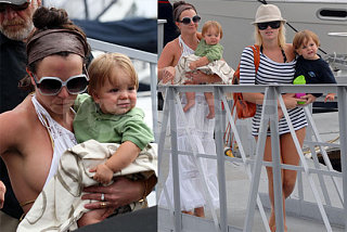 Brit and the Boys on a Boat