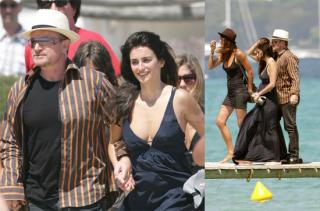 Bono, Penelope and Helena Try Their Sea Legs