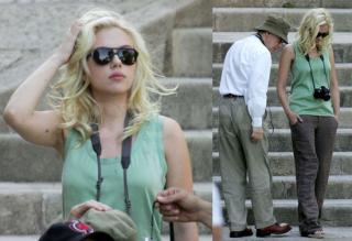 Scarlett About to Take a Camera Break
