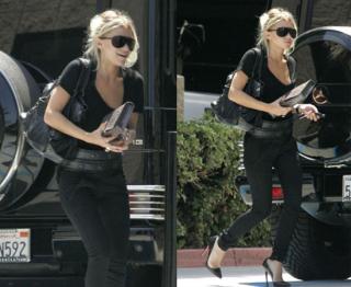 Ashley Goes For Black on Black