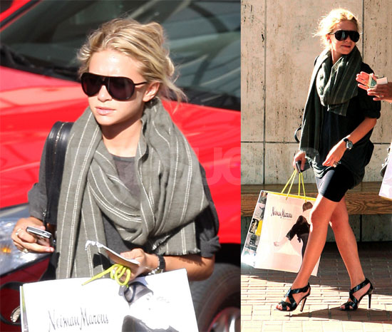 Ashley Keeps Her Neck Warm And Her Legs Hot