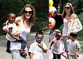 The Jolie-Pitts Hit the NYC Parks and the Hamptons