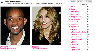 Play Celebrity Faceoff and Win a $100 Gift Card!