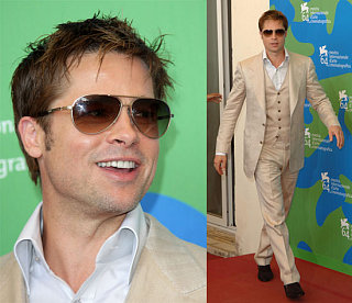 Brad Talks More Babies at the Venice Film Festival