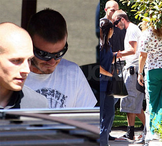 Broody Beckham Tends To His Injury 
