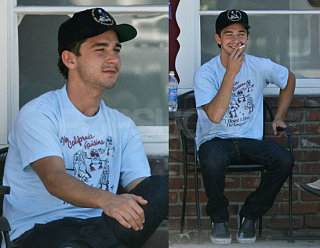 Shia Is Smoking, But Not In A Good Way