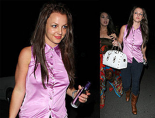 Britney Spears Tans In The Dark