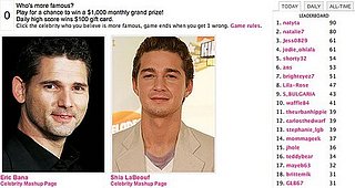 Play Celebrity Faceoff, Win $1000! 