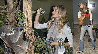 Gisele Discovers What The Outback Has To Offer