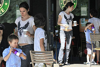 Jennifer Connelly Can't Resist the Power of Starbucks