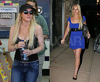 Lindsay Soaks Up Sober Fun Time