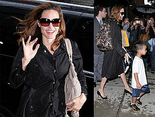 Angelina and Maddox at NYC School...For the Last Time