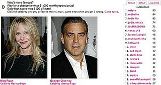 Play Celebrity Faceoff, Win $1000! 