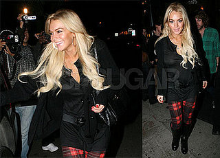 Lindsay Lohan Out to Dinner