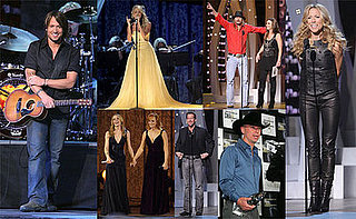 Carrie and Kenny Shine at the Country Music Awards