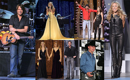 Carrie and Kenny Shine at the Country Music Awards