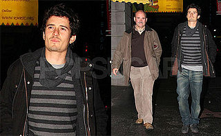 Orlando Bloom Goes to Theater with his Father in LA