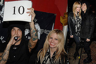 Ashlee Simpson and Pete Wentz At Vive Le Karaoke