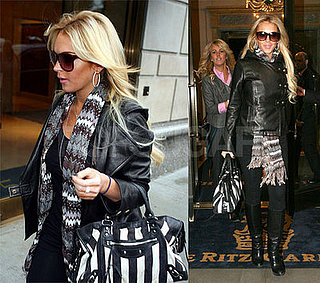 Lindsay Lohan in New York With Dina and Riley