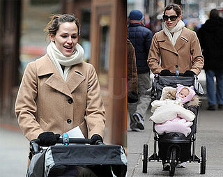 Jen and Violet Go for a December Stroll