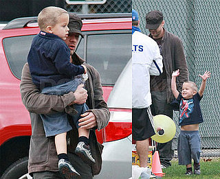 Deacon Gets Down to Business at Football Practice