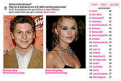 Win a Wii by Playing Celebrity Faceoff!