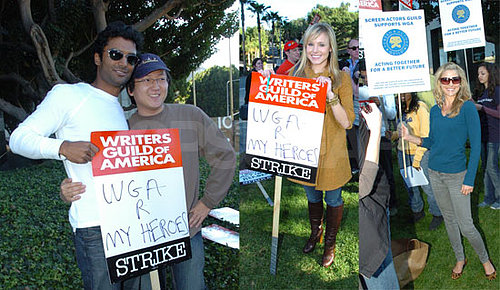 WGA Gets Some Help From Heroes