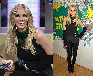 Ashlee Brings Her Pout/Smile to TRL