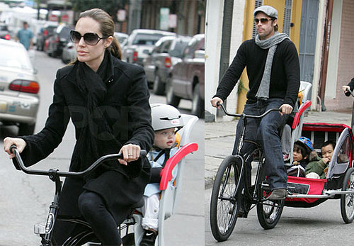 The Jolie-Pitts in New Orleans