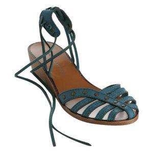 Marc by Marc Jacobs turquoise strappy leather sandal