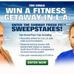 Subway Fresh Fit Sweepstakes