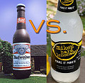 Which drink contains FEWER calories?