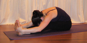 Strike a Yoga Pose:  Seated Forward Bend
